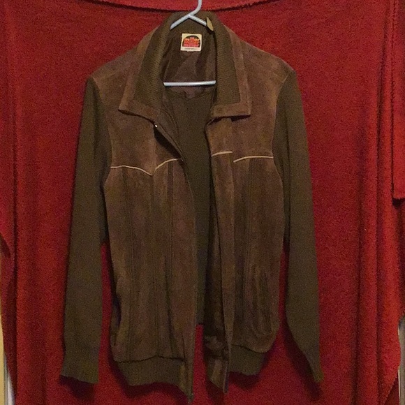 Miller Other - Vintage Leather Knit Jacket